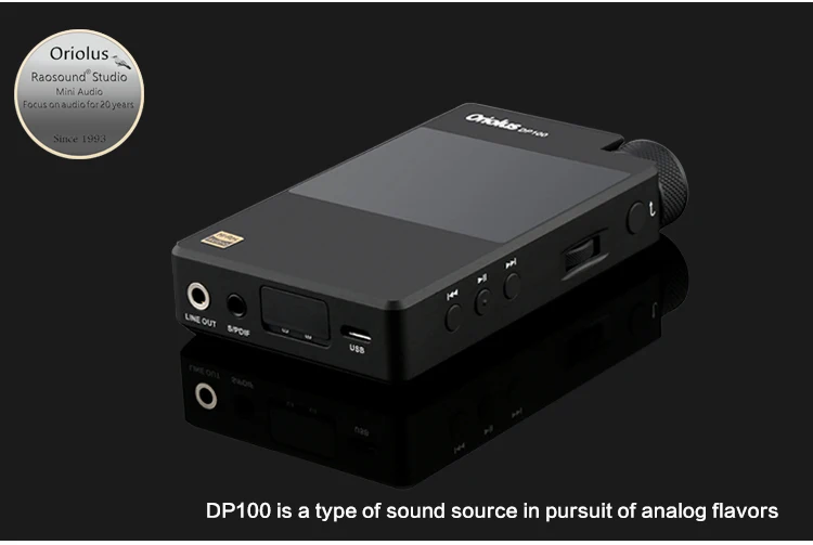 Oriolus DP100 ESS9018S чип Встроенный DSD128 PCM192kHZ/24bit портативный музыкальный плеер Поддержка WAV MP3 APE FLAC ALAC