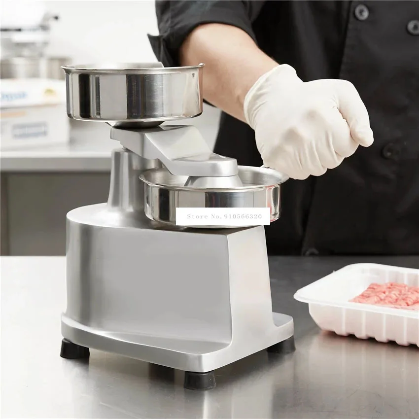 100mm/130mm Manual Hamburger Press Maker Burger Forming Machine Round Meat Shaping Aluminum Machine Forming Burger Patty Makers