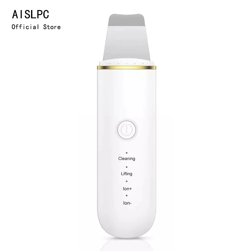 

AISLPC Ultrasonic Skin Scrubber Deep Face Cleaning Machine Peeling Shovel Facial Pore Cleaner Face Skin Scrubber Lift Machine