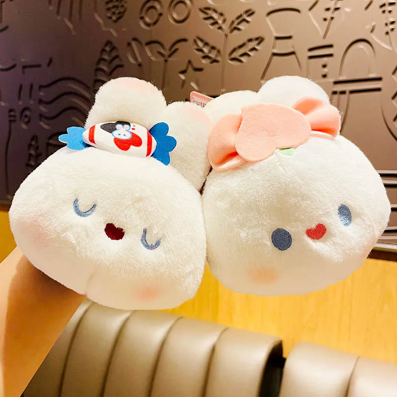 

Kawaii Cartoon Plush rabbit coin purse key chain Kawaii Bunny doll keychain women bag pendant jewelry car keyring Grils bags