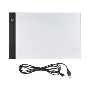

Dimmable A4 Size Led Light Pad Tablet Diamond Painting Eye Protection Bright Copy Board Diamond Embroidery Drawing Tablet