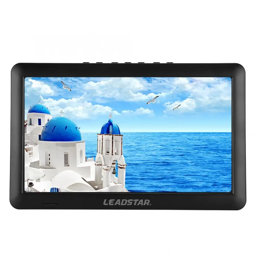 Миниатюрный автомобильный телевизор LEADSTAR 11 дюймов 1080P портативный HD цифровой