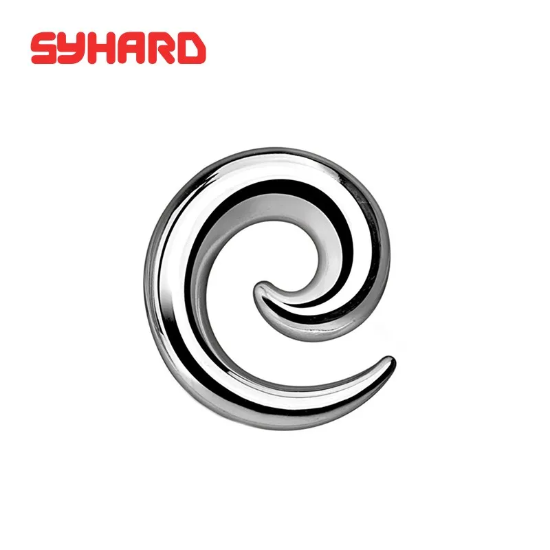 

1 pcs Titanium steel not allergic snail ear expander 3mm 4mm 5mm 6mm