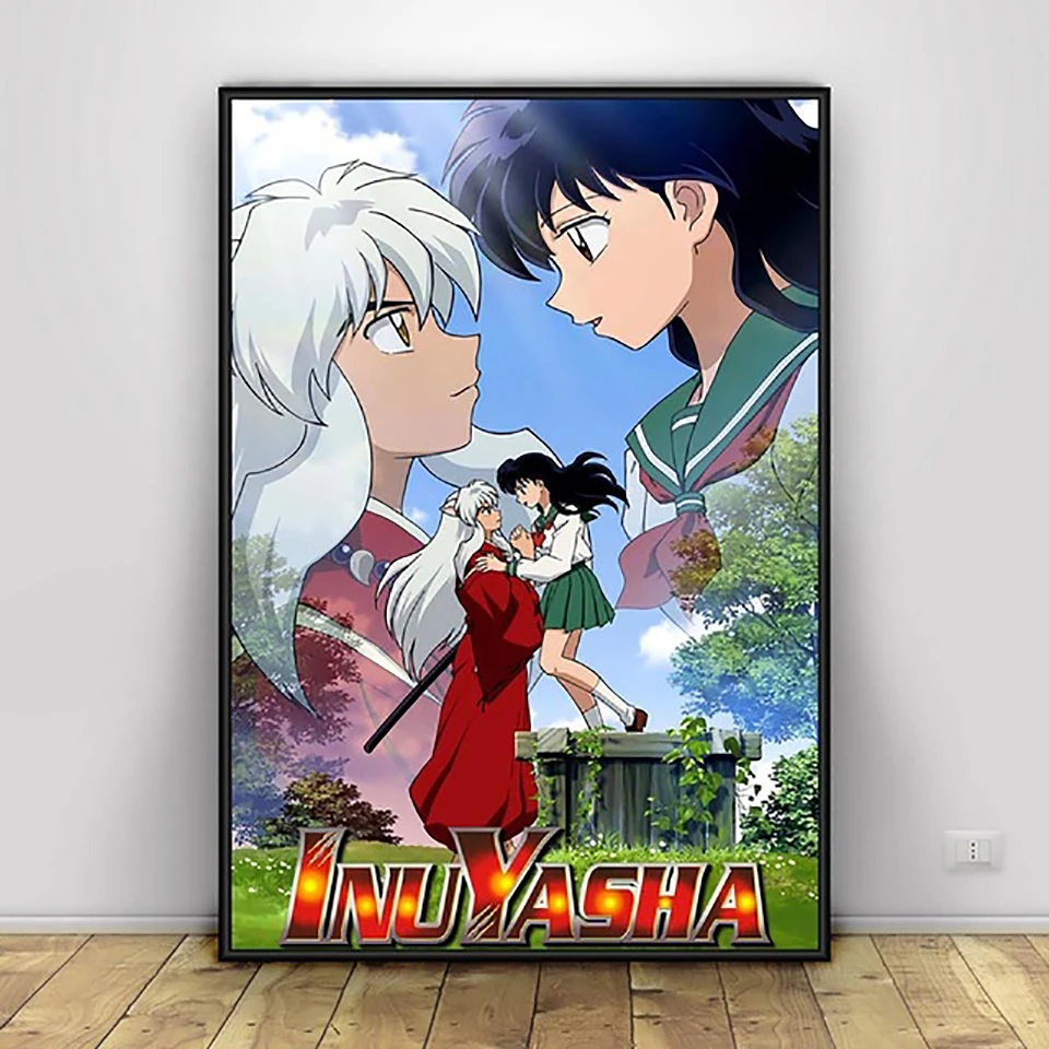 Домашний декор HD печать картина Inuyasha анимация японская картина плакат модульные картины Современный нордический стиль гостиная стены искусства - Цвет: BO YXCV2748-01