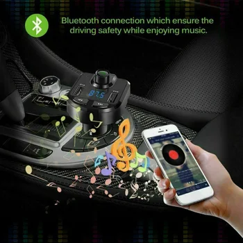 

Portable Car Audio FM transmitter Accessories 1x Set MP3 Player Charger