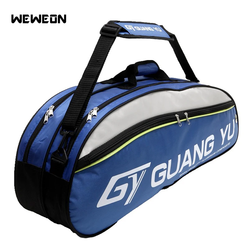

Large 4-6pcs Racket Tennis Bag Badminton Tennis Backpack Shoulder Racquet Badminton Bag for Outdoor Training Sports Accessories