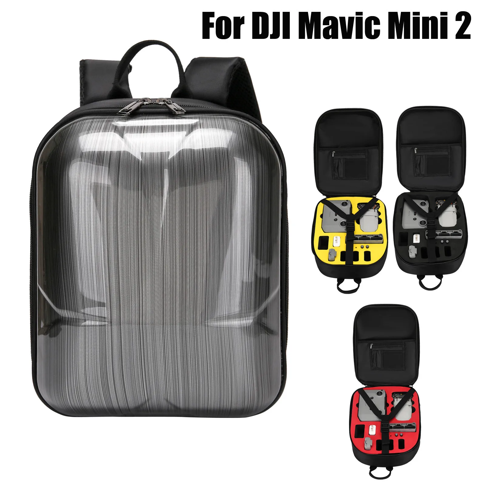 Estuche de transporte de carcasa dura, mochila impermeable antigolpes para  DJI Mavic Mini 2|Bolsas de dron| - AliExpress