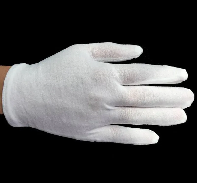 1 пара белые хлопковые перчатки для занятий спортом|golf gloves|glove golfgolf sport |