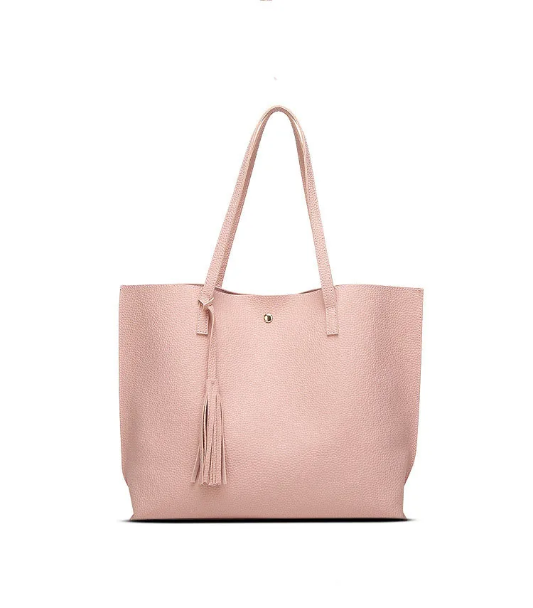 

Shenzhen Longgang Made WOMEN'S Fashion Handbag European And American Minimalist Style Tote Bag Large Capacity Diaper Bag