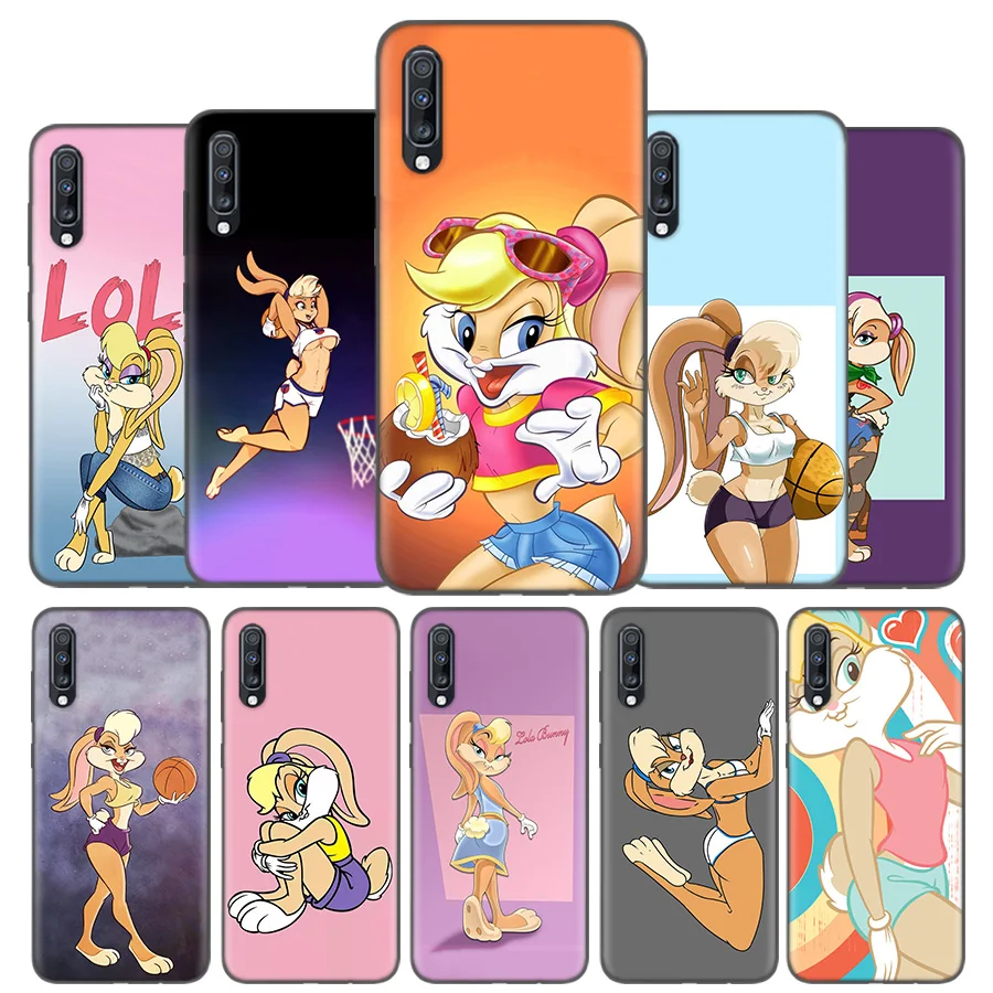 

Silicone Case Cover For Samsung Galaxy A50 A80 A70 A40 A30 A20 A20e A10 A9 A8 A7 A6 Note 8 9 10 Plus 2018 5G lola bunny