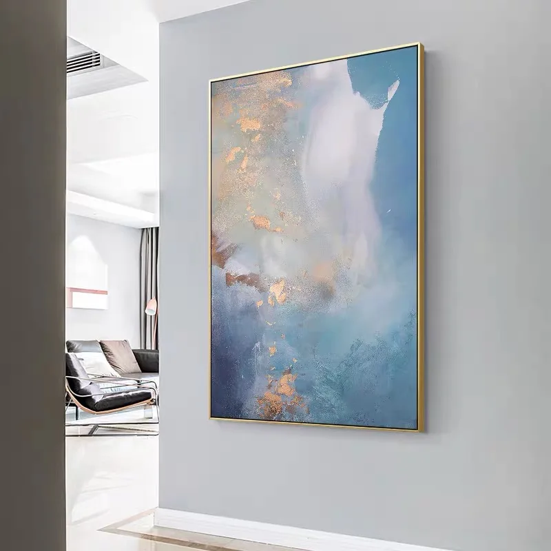 Wall-Picture-Modern-Abstract-Blue-Marble-Gold-Foil-Blue-Color-Canvas-Painting-For-Living-Room-Bedroom (3)