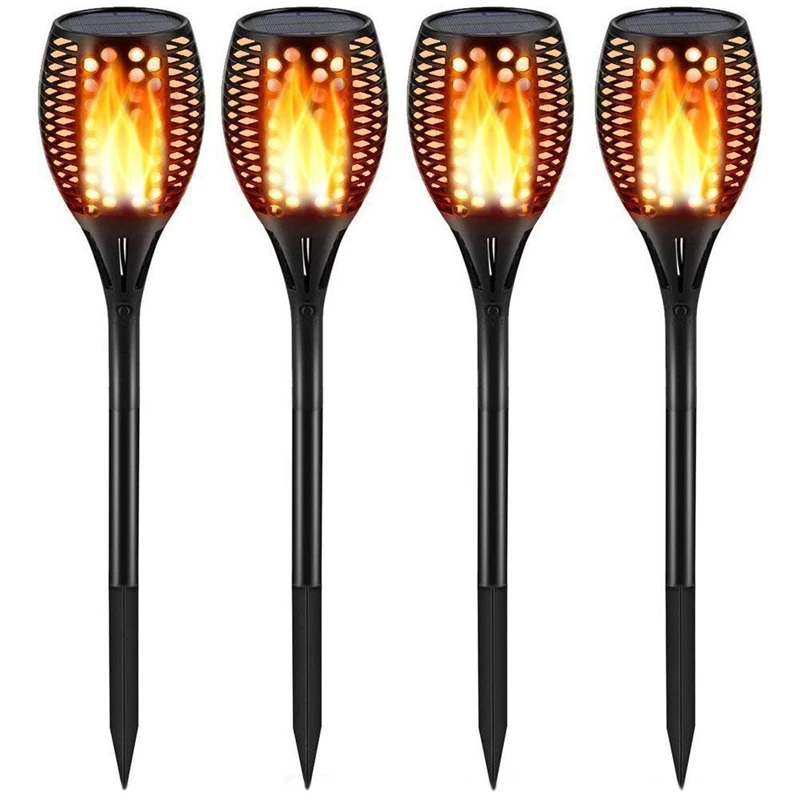

Solar Light Waterproof Flashing Flame Light Outdoor Solar Spotlight Landscape Decorative Lighting Dusk To Dawn Torch Light For T