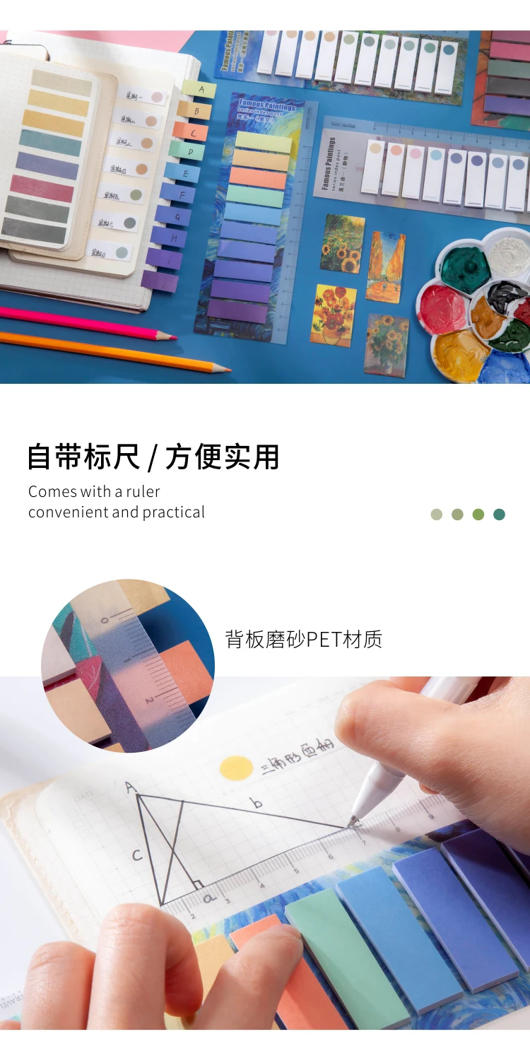 Mr.Paper 150 Pcs/set 8 Designs Famous Painting Index Sticker Series Memo Pads Self-Adhesive Creative Hand Account DIY Stickers Mr.Paper 150 Pcs/set 8 Designs Famous Painting Index Sticker Series Memo Pads Self-Adhesive Creative Hand Account DIY Stickers