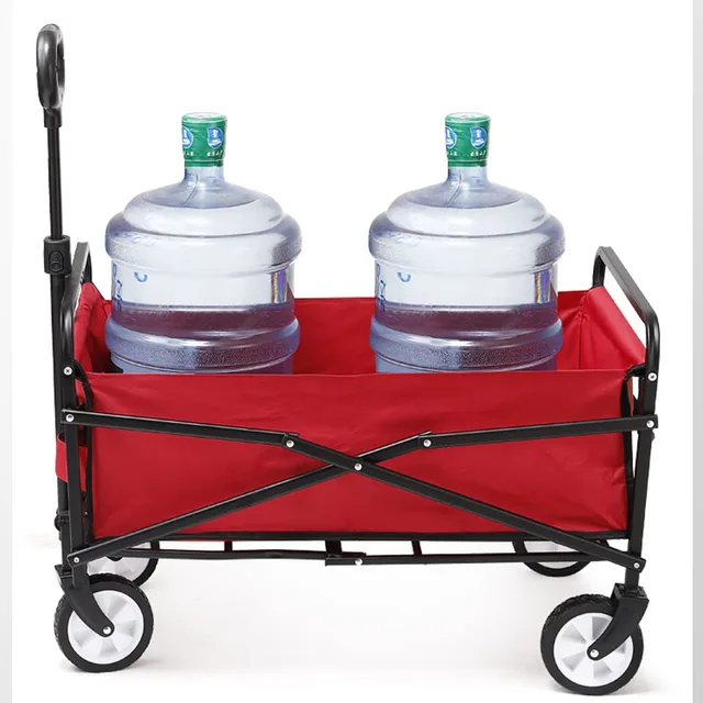 Kültéri Kemping Összecsukható Szállítási Kocsi Hordozható Többfunkciós Nagy Kapacitású Bevásárló Otthoni Kerti Hódok - Image 6