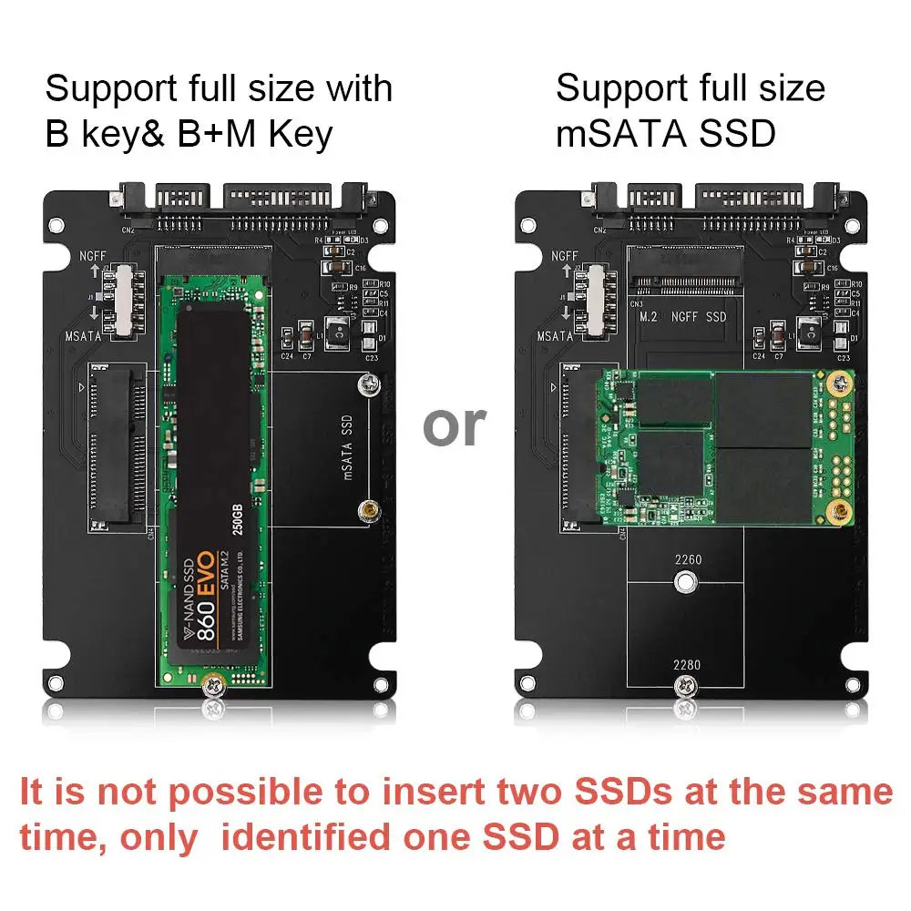 Onvian M.2 NGFF или mSATA-SATA 3,0 адаптер USB 3,0 до 2,5 SATA жесткий диск 2 в 1 конвертер карта считывателя с кабелем для ПК ноутбука
