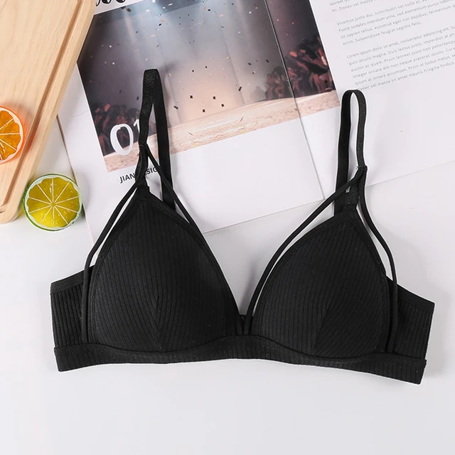 Women Underwear Bralette Full Cotton Wireless Bras Push Up Bra Seamless  Soft Bra Breathable Sport Bra Front Closure Bra - Bras - AliExpress