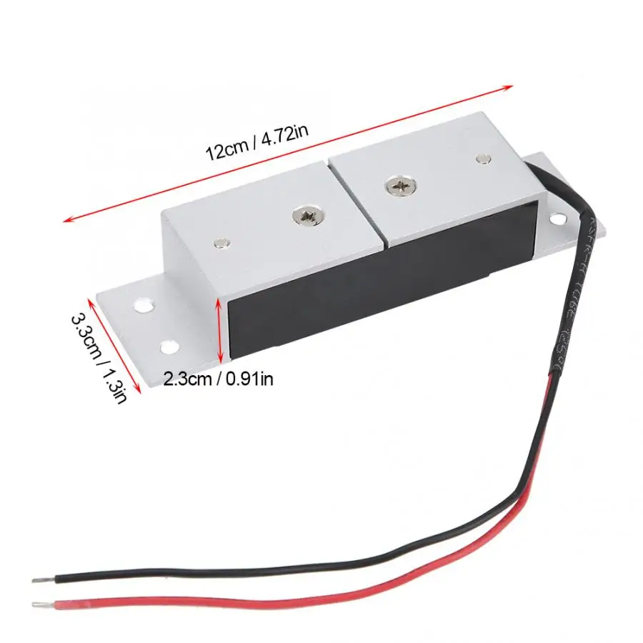 Магнитный замок для двери DC12V 60 кг Мини Магнитный электромагнитные дверь ящики шкафа замок