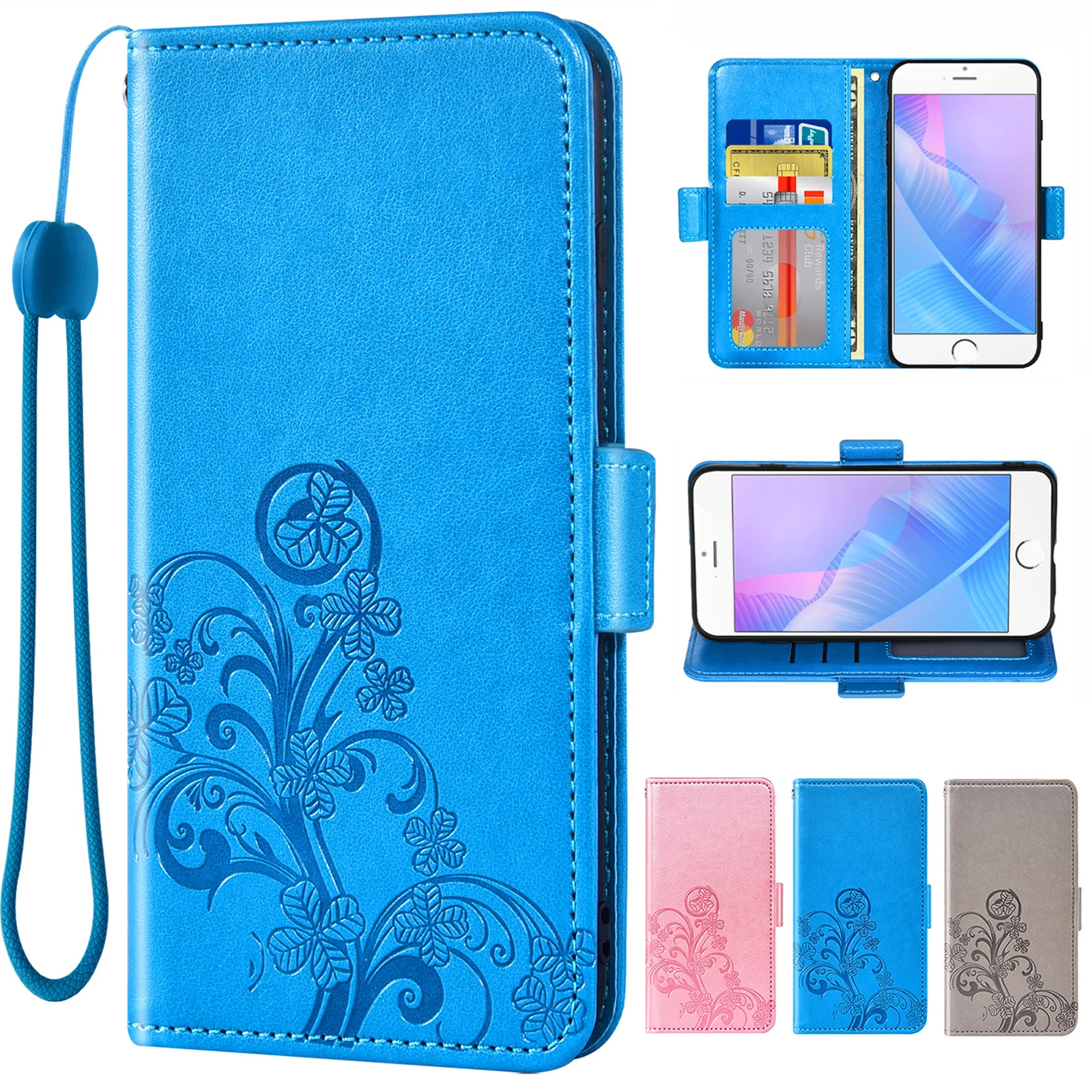 Flip Leather Wallet Cover For Alcatel Tetra 3V 2018 2019 S1 Apprise/Glimpse/Volta/1B 2020 Case | Мобильные телефоны и