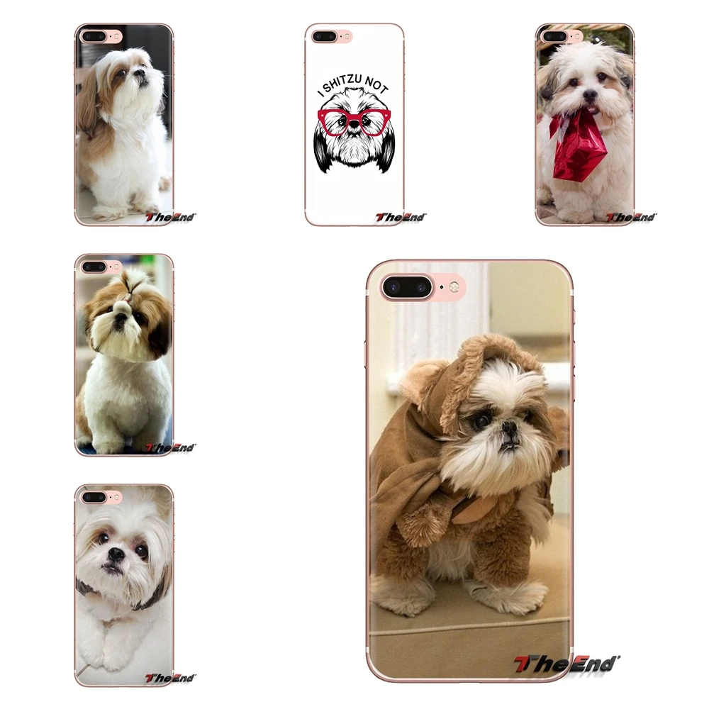 Силиконовые чехлы для телефонов с собачьими щенками shih tzu Sony Xperia Z Z1 Z2 Z3 Z5 compact M2 M4 M5