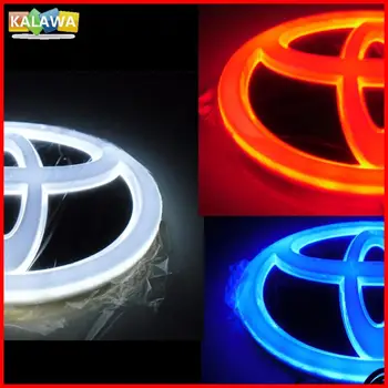 

YOTA 4D TO Front Rear Automobile LED Emblem Light Car Badge Logo RAV4 REIZ PRADO COROLLA CROWN YARIS VIOS Highlander