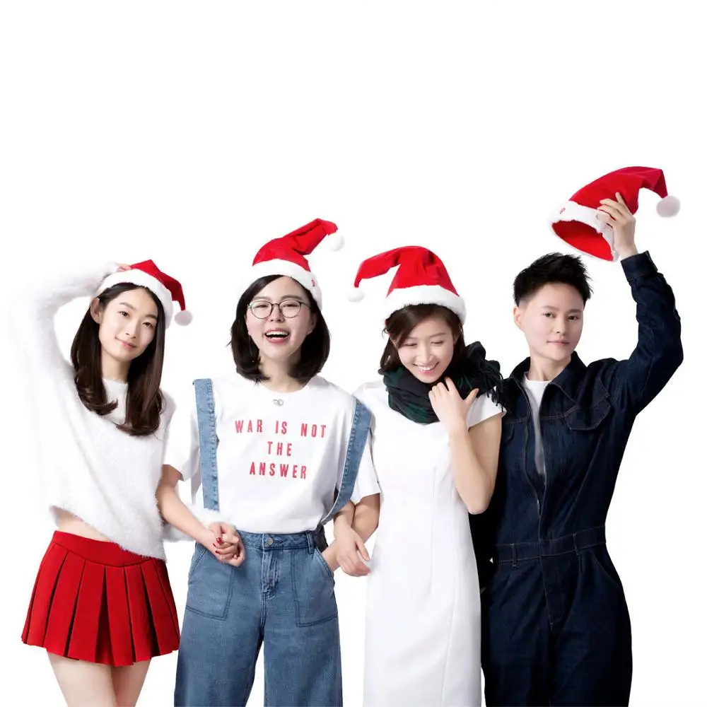 Xiaomi YuJian, веселая Рождественская шапка, пение, Рождественская шапка, рождественский подарок, шапка Санты с музыкальным мячом из мягкой шерсти, рождественские, вечерние
