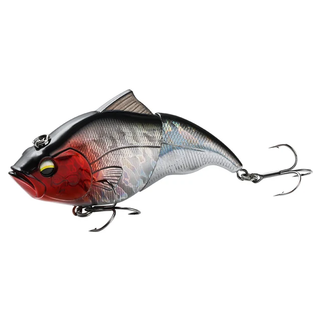 JOHNCOO 115mm Vibration SW Floating Fishing Lure Lipless Crankbaits Sinking Hard Lure Artificial VIB Bait Bass Fishing Lures F