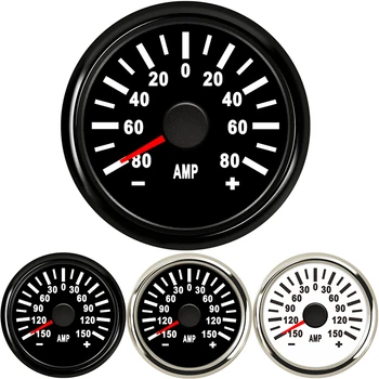 

52mm Amperemeter Gauge Waterproof Digital Ammeter for Car Boat Marine Motor motorcycle with current sensor 9V~32V 80A/150A