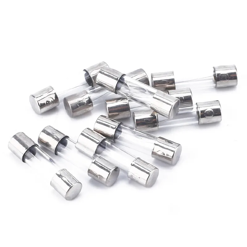 Fast Blow Glass Tube Fuses 5*20mm 6*30mm 10pcs/lot 250V 0.5 1 2 3 4 5 6 8 10 15 20 25 30 A AMP