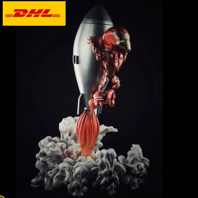 

17" The Avengers Statue Iron Man Bust Tony Stark Full-Length Portrait Simulation Art Craft GK Action Figure Toy BOX 43CM V427