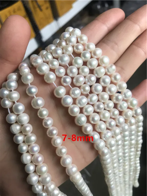 Lot 10 5mm-5.5mm Gray Peacock Freshwater Round Irregular Pearls Gemstone Beads 