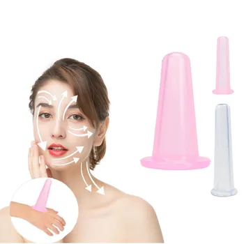 

1pcs Silicone Jar Vacuum Cuppings Cans for Body Neck Facial Massage Suction Cans Anti Cellulite Cups Set Health Care Tool