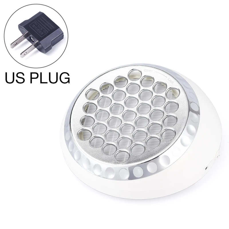US Plug 60 Вт турбинный пылесос для ногтей, пылесборник для ногтей, без вентилятора, низкий голос, сильная мощность, дизайн ногтей, салонный всасывающий пылеуловитель - Цвет: US Plug
