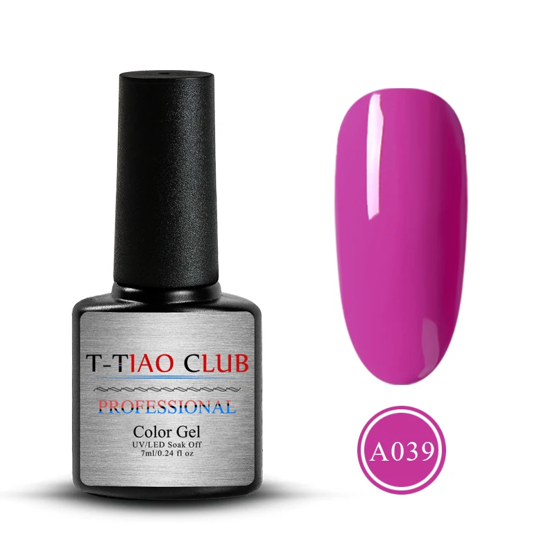 T-TIAO CLUB, 7 мл, чистый цвет, гель для ногтей, голографический лак, блестящий, для маникюра, замачивается, долговечный Гель-лак для ногтей - Цвет: M30335