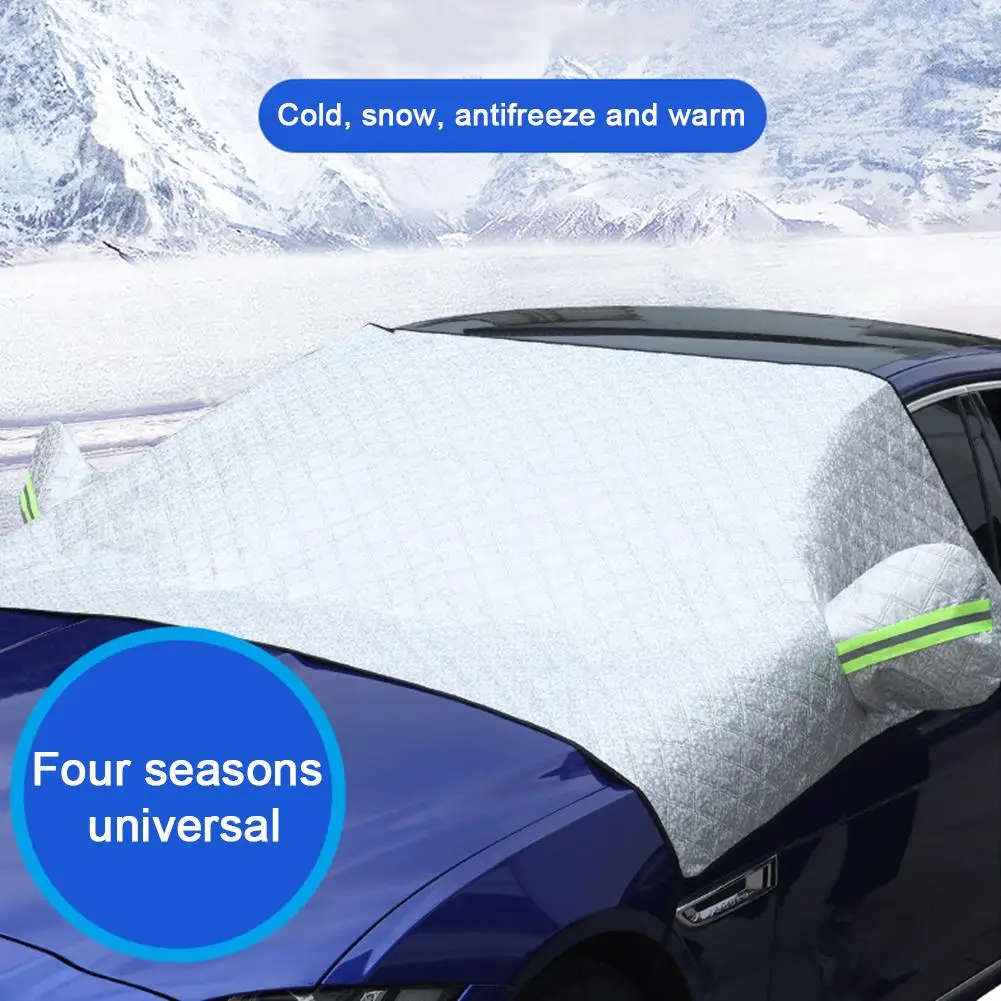 

New Car Windshield Cover Sun Shade Snow Cover Dust-proof Anti-ice Protector for Winter Car SUV Windshield Anti-frost Snow Cover