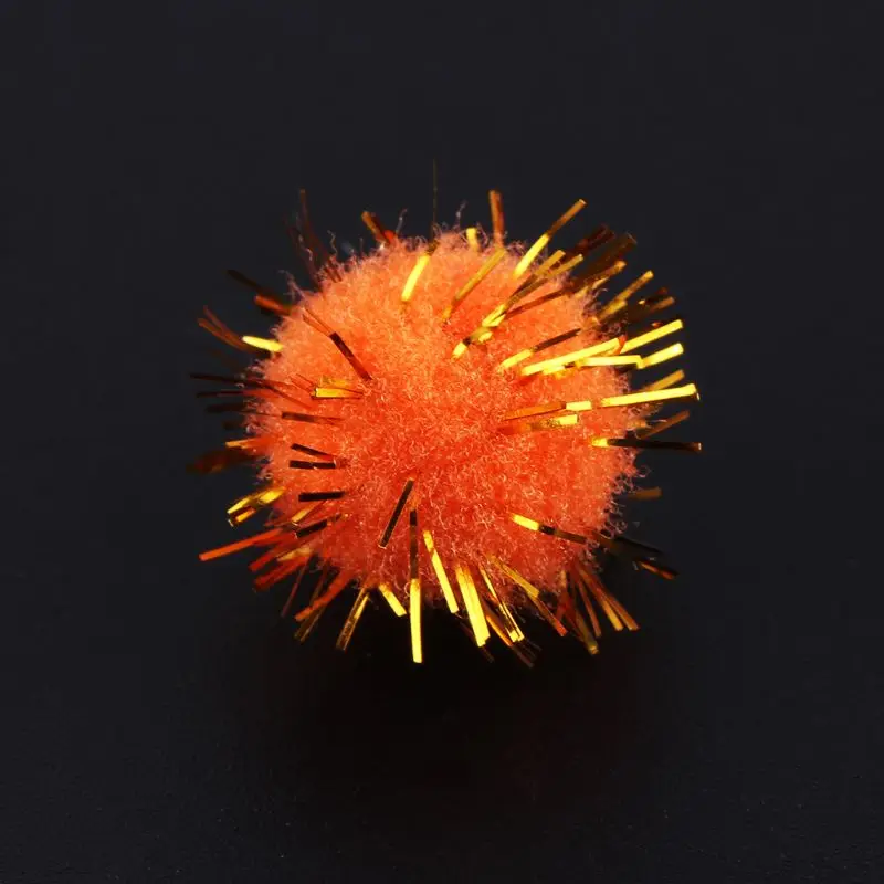 2000Pcs 10mm Mini Fluffy Soft Pom Poms Pompoms Glitter Ball Handmade Kids Toys DIY Sewing Craft Supplies Mixed Color