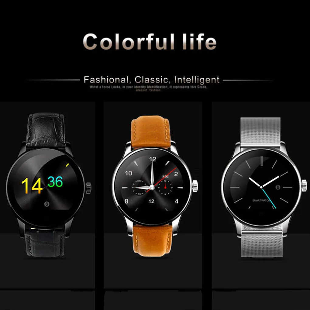 K88H Bluetooth Смарт часы монитор сердечного ритма фитнес трекер Smartwatch PK L5 DT98