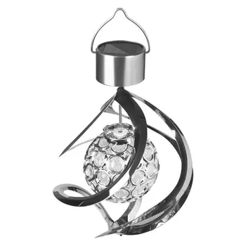 

LED solar wind lights colorful decorative lights Waterproof Wind Chimes Romantic Cute Spining Beautiful