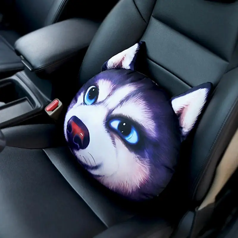Huskey собака плюшевый игрушечный диван Подушка Талия спинка машинный Поясничный поддержка подголовник кошка мягкие игрушки в виде животных с плюшевой набивкой игрушки подушки