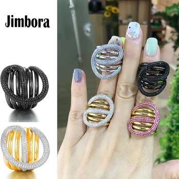 

GODKI Dubai Morocco Cross Cross Lines Ring for Women Full Cubic Zircon Finger Rings Beads Charm Ring Bohemian Beach Jewelry