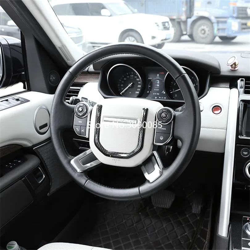 Углеродное волокно стиль ABS Автомобильный руль блесток для Land Rover Discovery 5 17-19 для Range Rover Sport Vogue 14-19 RR Velar