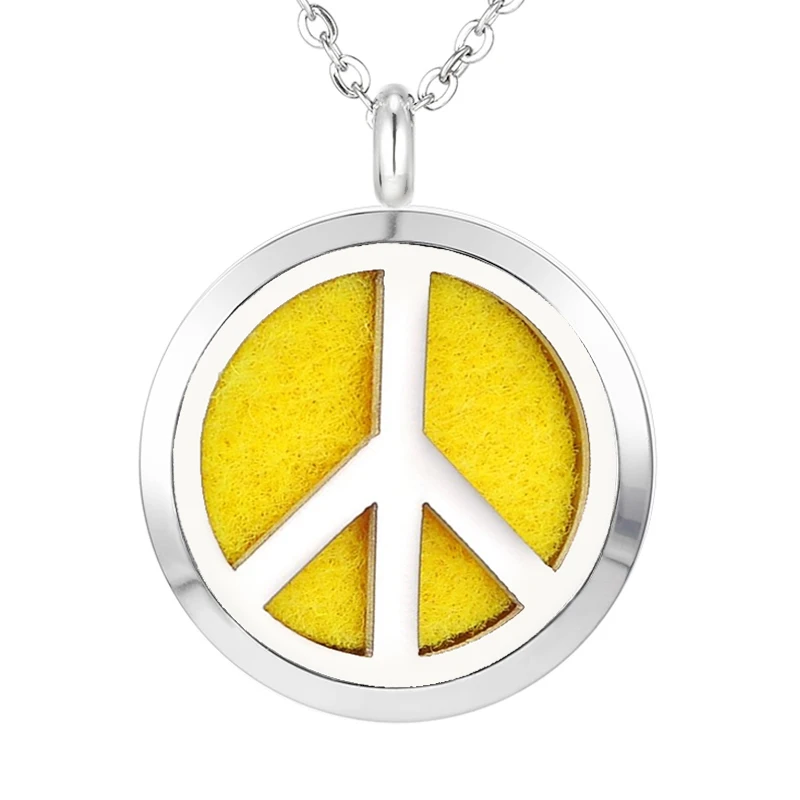 268 Essential Oil Diffuser Locket Pendant Necklace