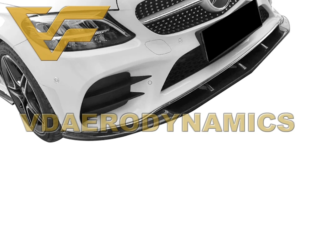 Подходит для Benz 19 W205 C160 C180 C200 C220 C250 C300 C350 C400 C450 4Dr или 2Dr Coupe углеродного волокна SD передняя губа