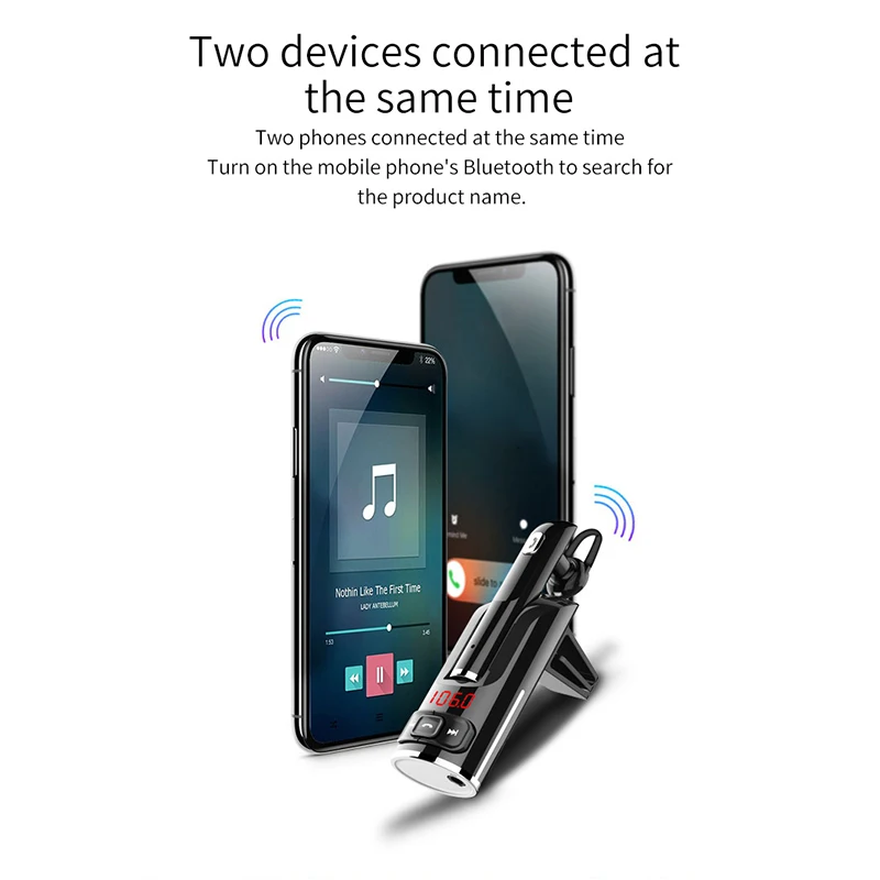 Беспроводная Bluetooth гарнитура CDEN fm передатчик Автомобильный MP3 плеер музыкальный