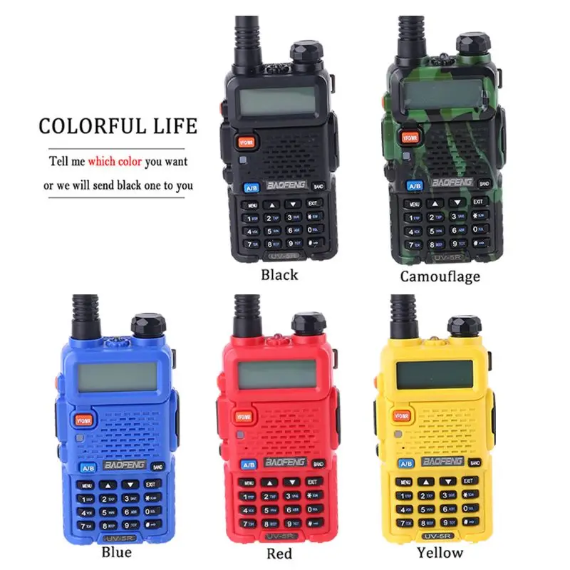 BAOFENG UV-5R Walkie Talkie Professional CB Radio Station Baofeng UV5R Transceiver 5W VHF UHF Portable UV 5R Hunting Ham Radio