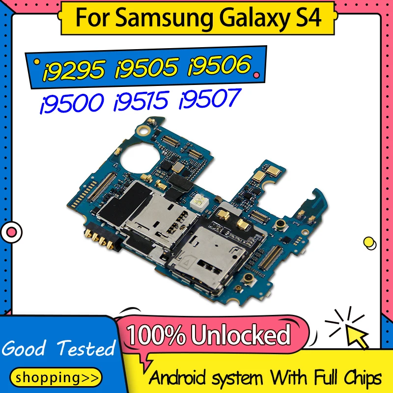 Материнская плата для Samsung Galaxy S4 100% разблокированная материнская i9295 i9505 i9506 i9500 i9515