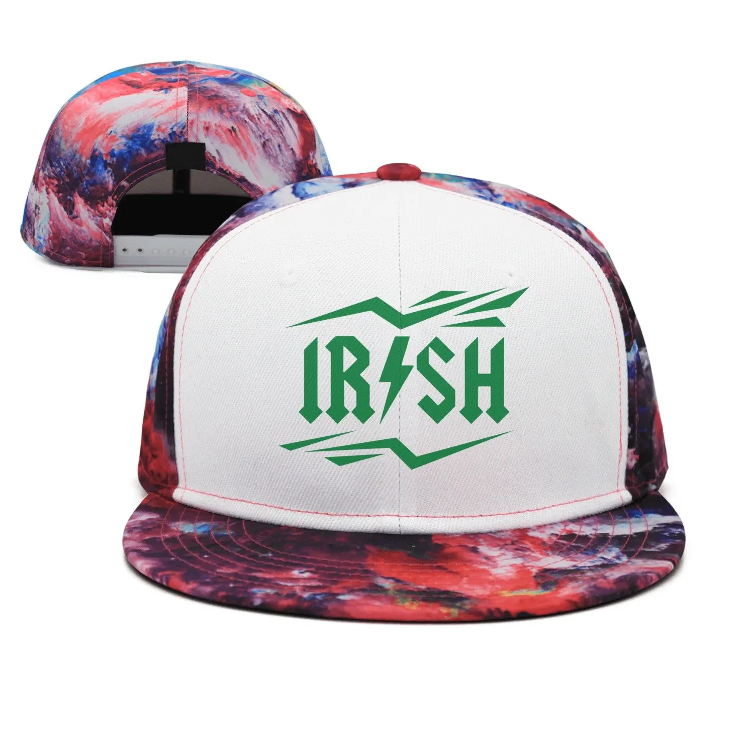 

SJSNBZ Irish Rockstar Printed Unisex Adult Womens Colorful Hip-hop Cap