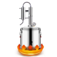 304 Edelstahl, 10L Kleine Heimbrühmaschine Home Wine Dampfgerät Wein Destilliergerät Wein Brauerei Ausrüstung Hydrosol Destiller 304 Edelstahl, 10L Kleine Heimbrühmaschine Home Wine Dampfgerät Wein Destilliergerät Wein Brauerei Ausrüstung Hydrosol Destiller