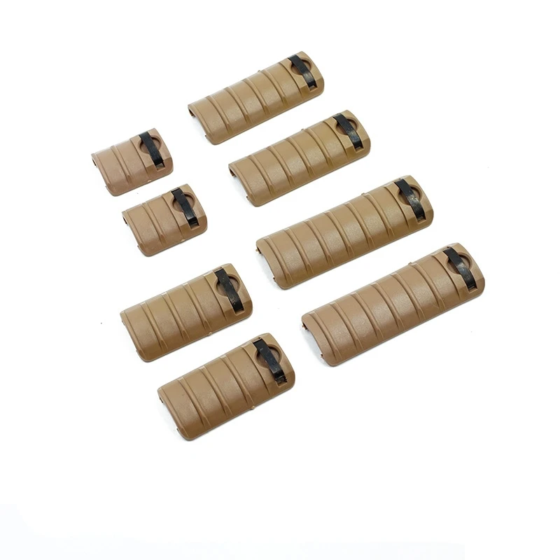 8 шт./компл. этой компанией Airsoft нейлон направляющая для ствольной накладки Панель ребристые 20 мм планка Вивера Чехлы пневматическое оружие AEG аксессуар для пейнтбола