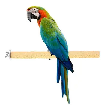 

1PC Pet Bird Toy Cage Perches Stand Platform Parrot Paw Grinding Bites Toys for Parrot Parakeet Pet Birds Accessories