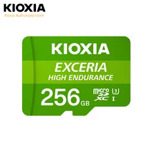 Kioxia – carte mémoire Flash U3, 256 go, 100 mo/s, haute Endurance, V30 C10, lecture mo/s, écriture 85 mo/s, TF